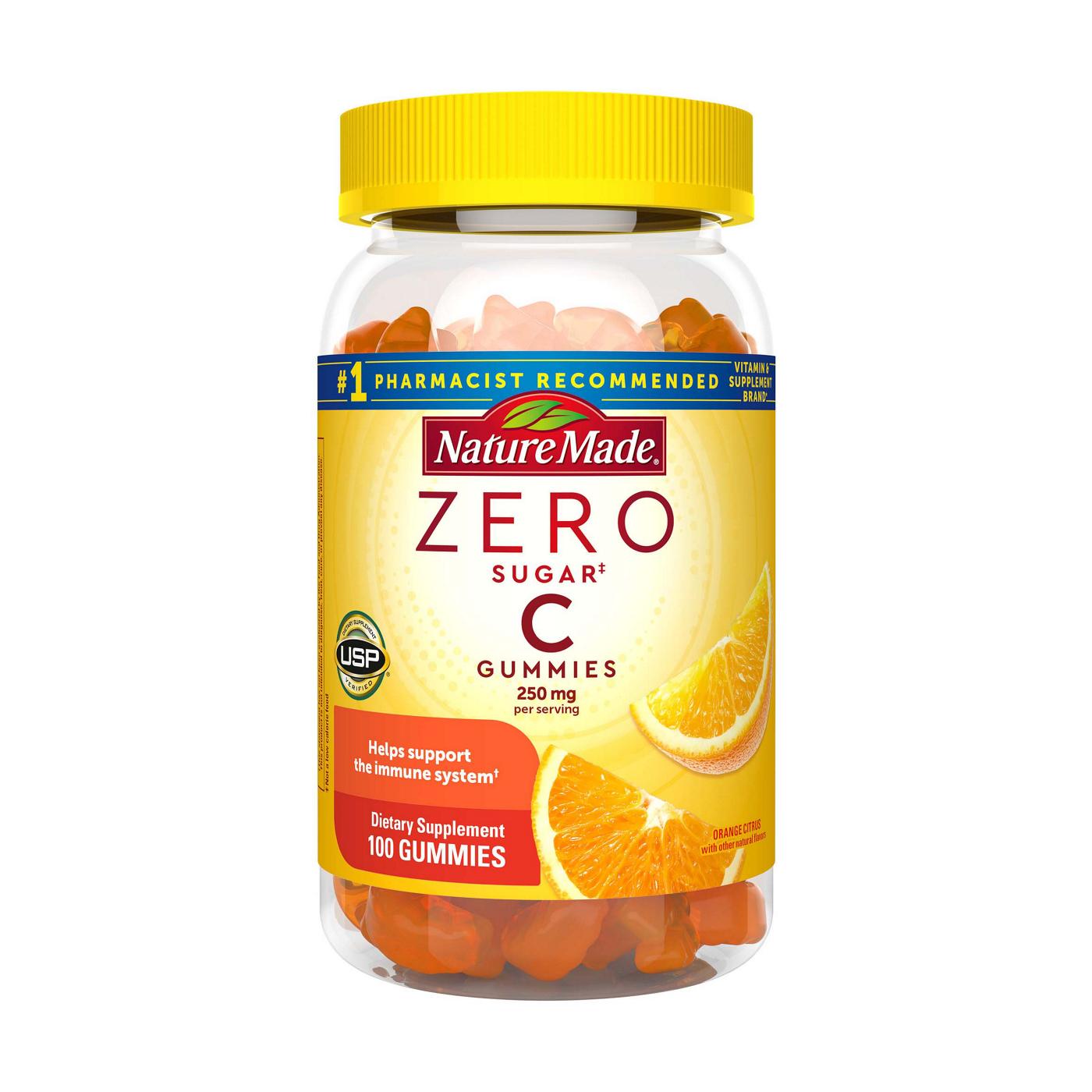 Nature Made  Zero Sugar Vitamin C Gummies - Orange Citrus; image 1 of 3