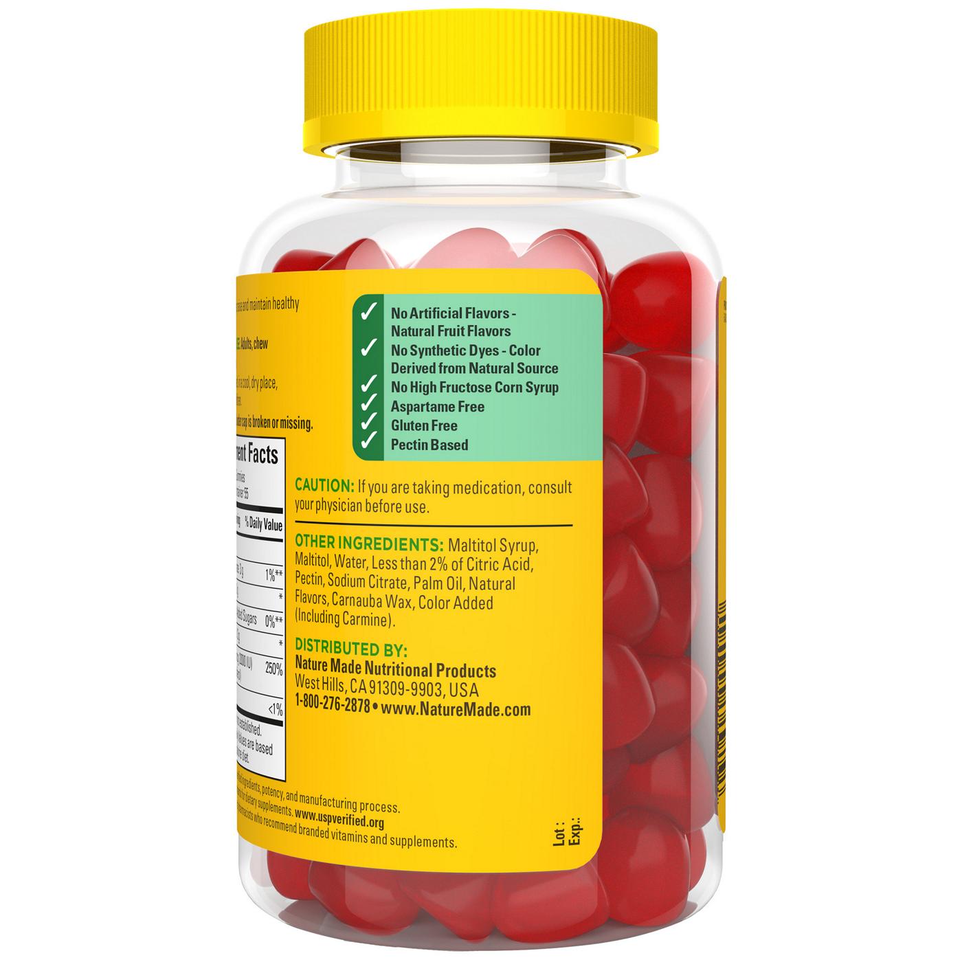 Nature Made Zero Sugar Vitamin D3 Gummies - Cherry - Shop Vitamins A-Z ...