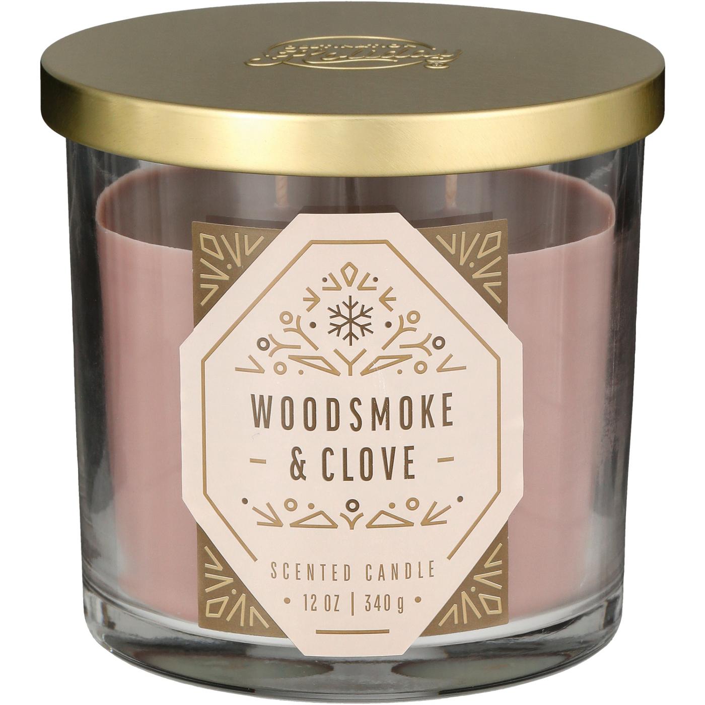 Destination Holiday Woodsmoke And Clove Scented Candle; image 2 of 2