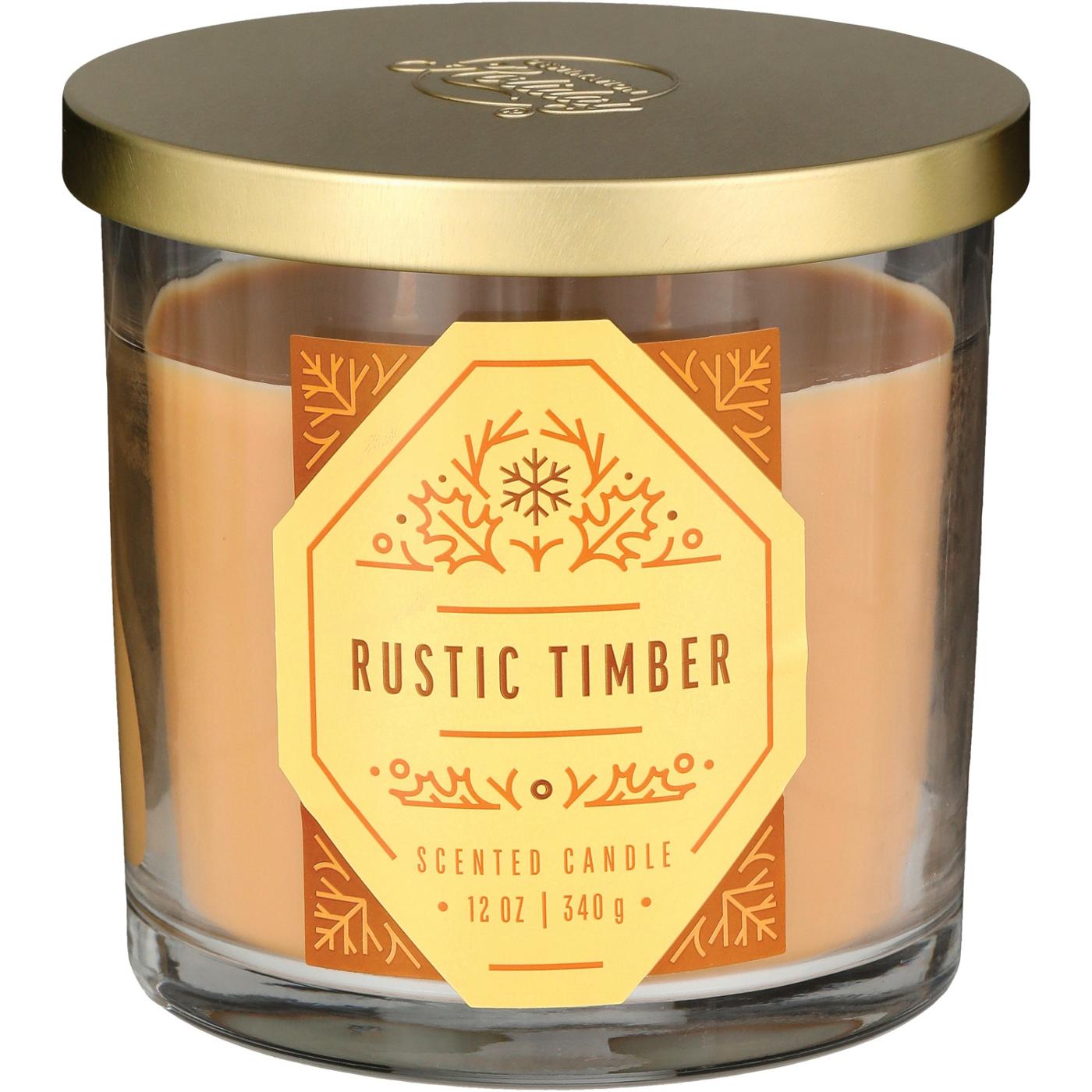 Destination Holiday Rustic Timber Scented Candle; image 2 of 2