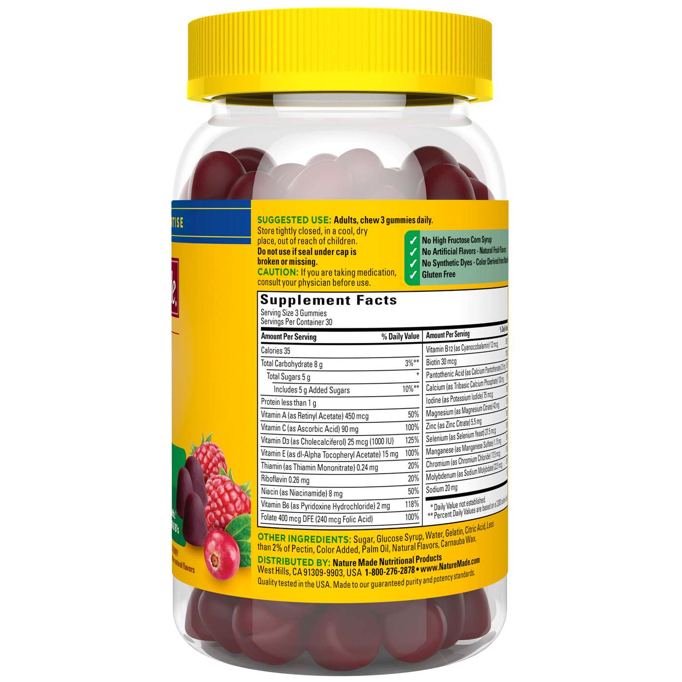 Nature Made Advance Multi For Adults Gummies - Mixed Berry; image 2 of 3