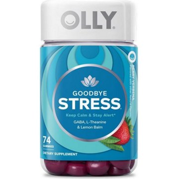 OLLY Goodbye Stress GABA, L-Theanine & Lemon Balm Gummies - Berry