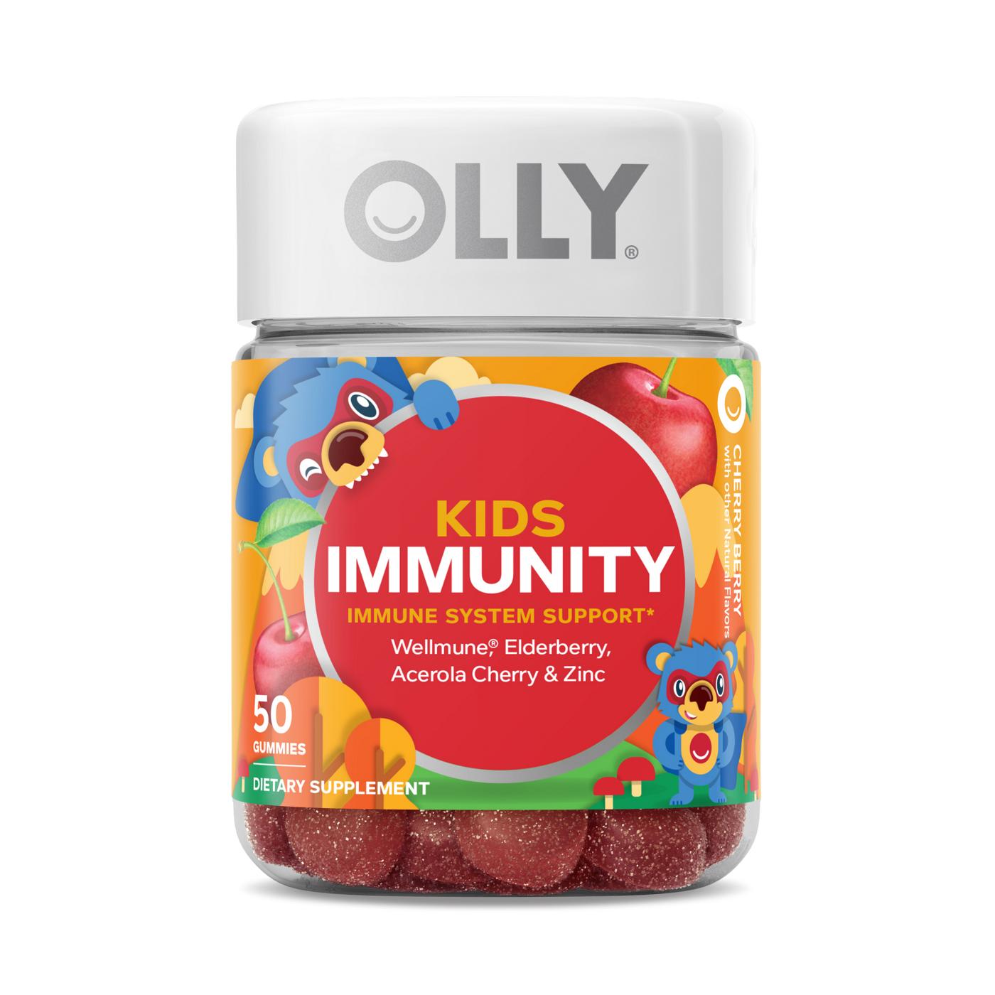 Olly Kids Immunity Gummies - Cherry Berry; image 1 of 7