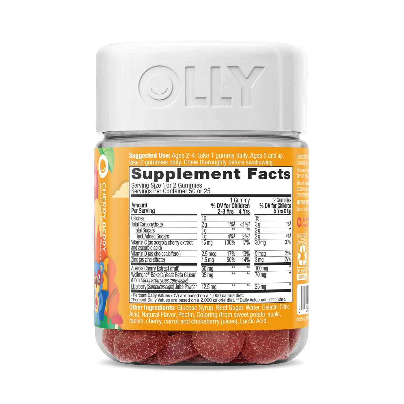 Olly Kids Immunity Gummies - Cherry Berry; image 3 of 7