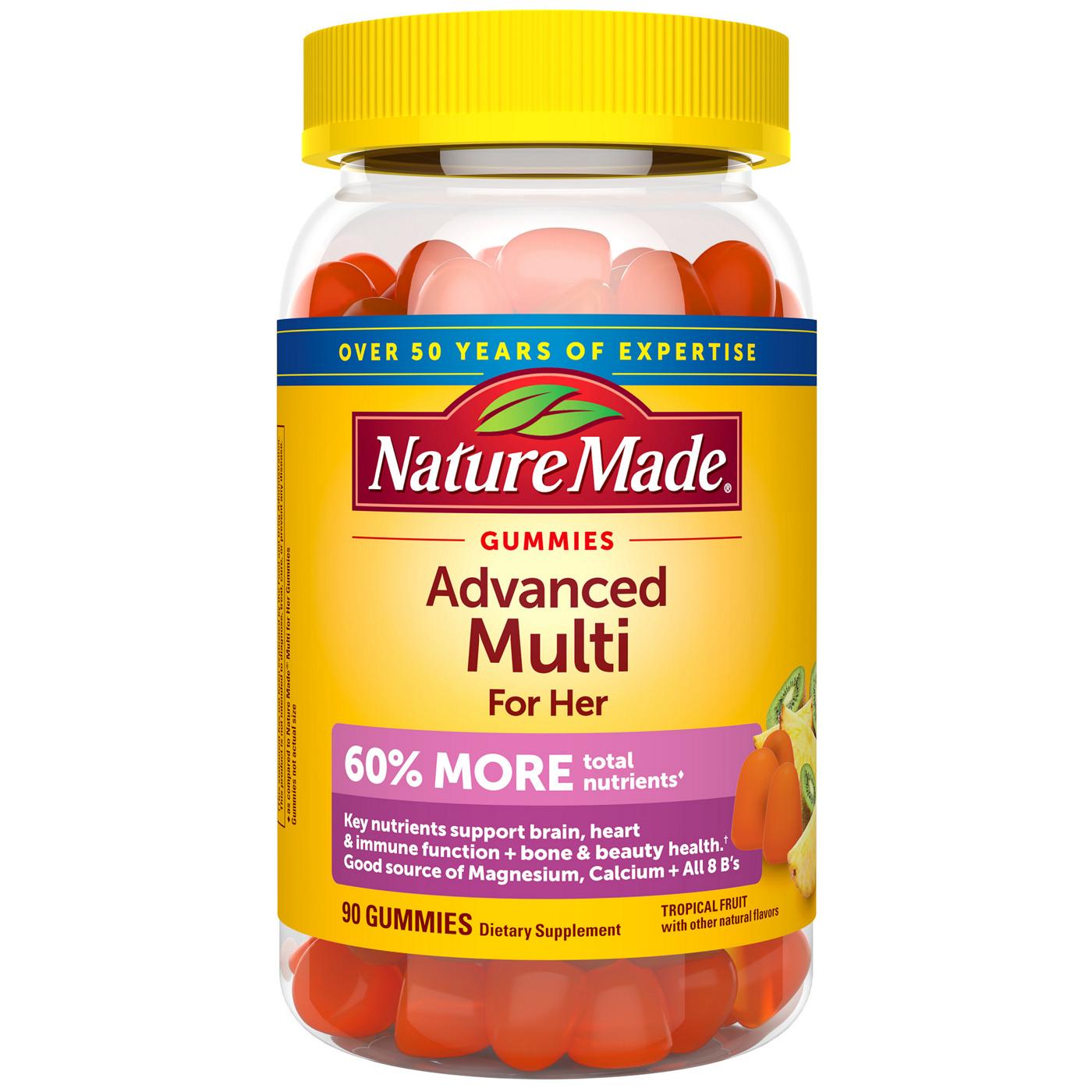 Nature Made Advance Multi For Her Gummies - Tropical Fruit; image 1 of 4
