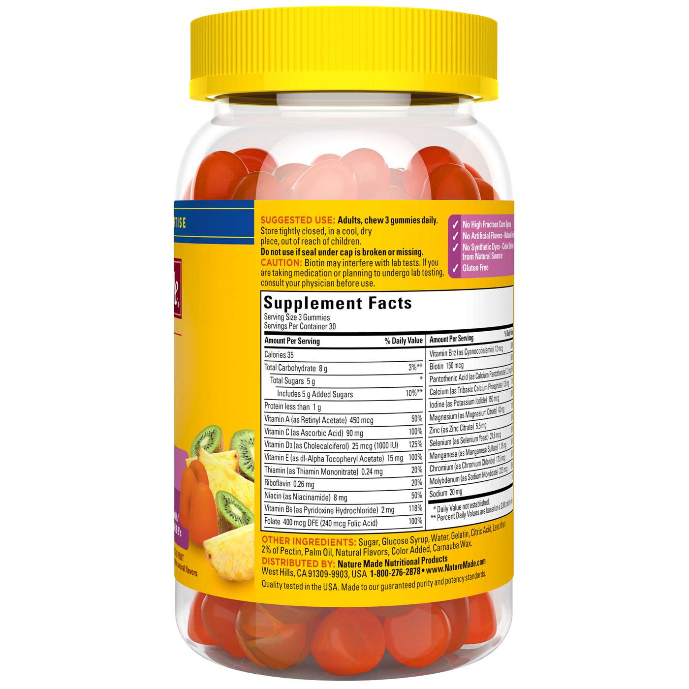 Nature Made Advance Multi For Her Gummies - Tropical Fruit; image 4 of 4