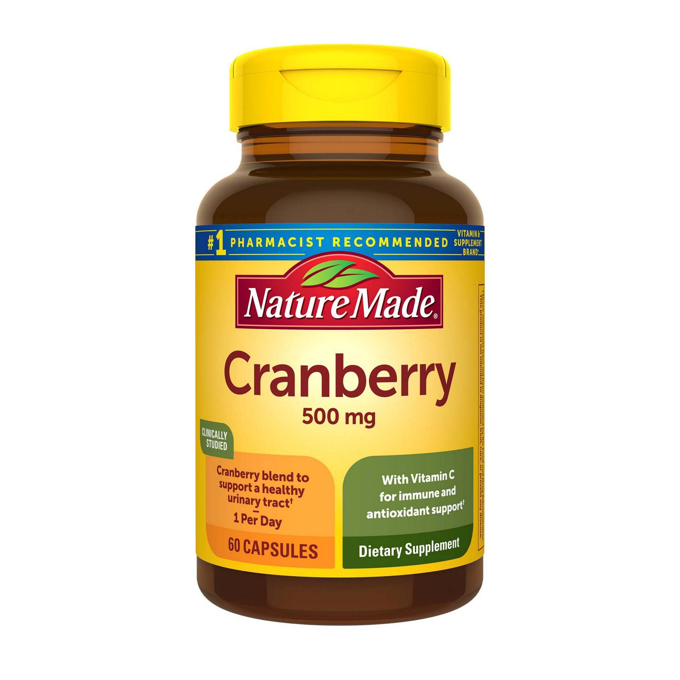 Nature Made Cranberry 500 mg Capsules; image 1 of 3