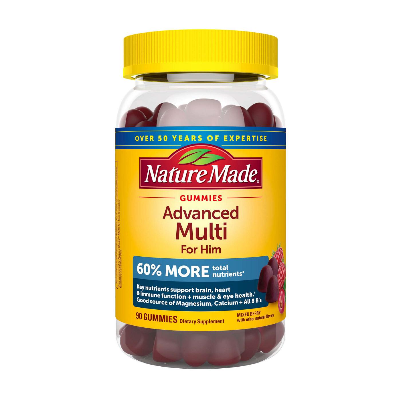 Nature Made Advanced Multi For Him Gummies - Mixed Berry; image 1 of 4