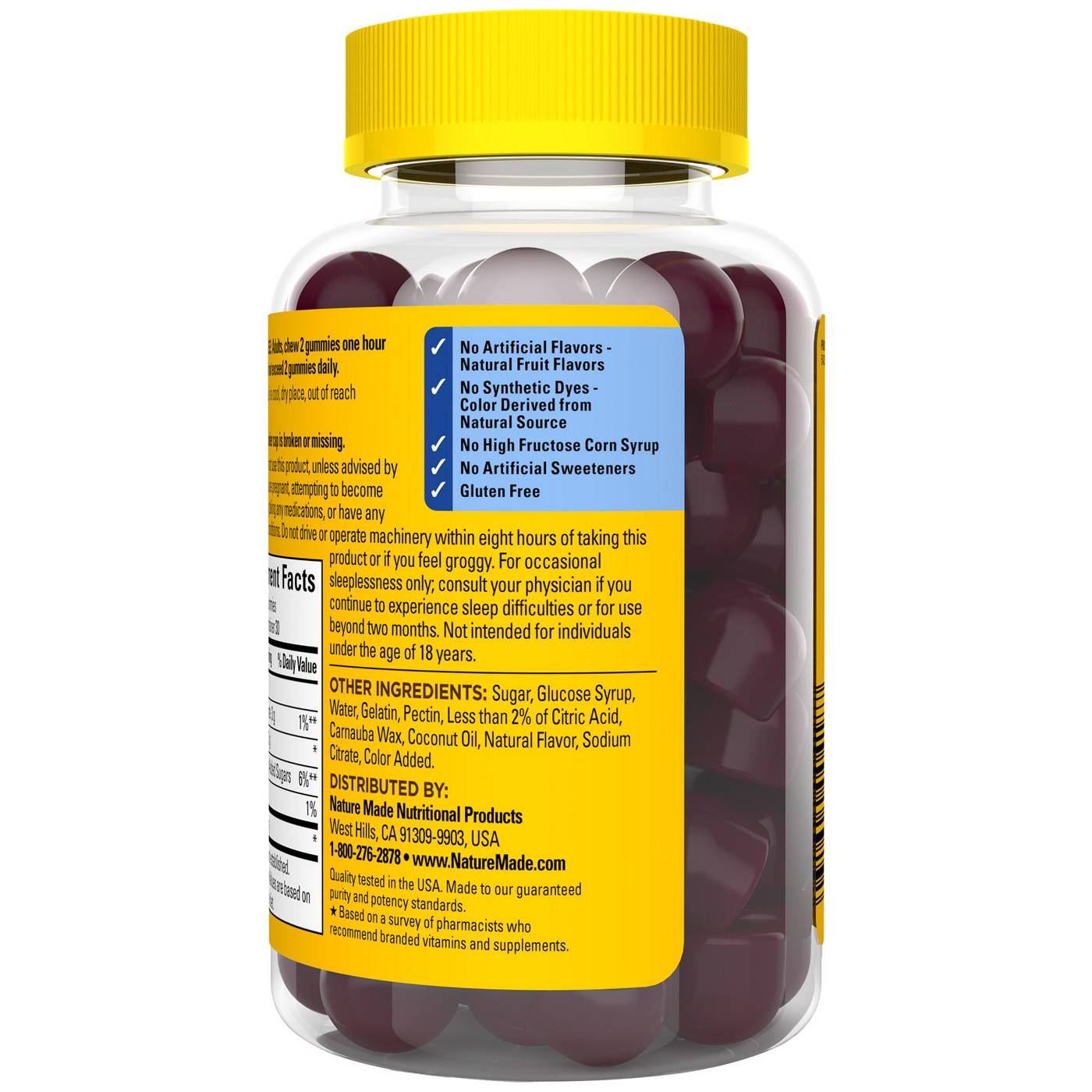 Nature Made Time Release Melatonin Maximum Strength 10 mg Gummies - Cherry; image 2 of 4