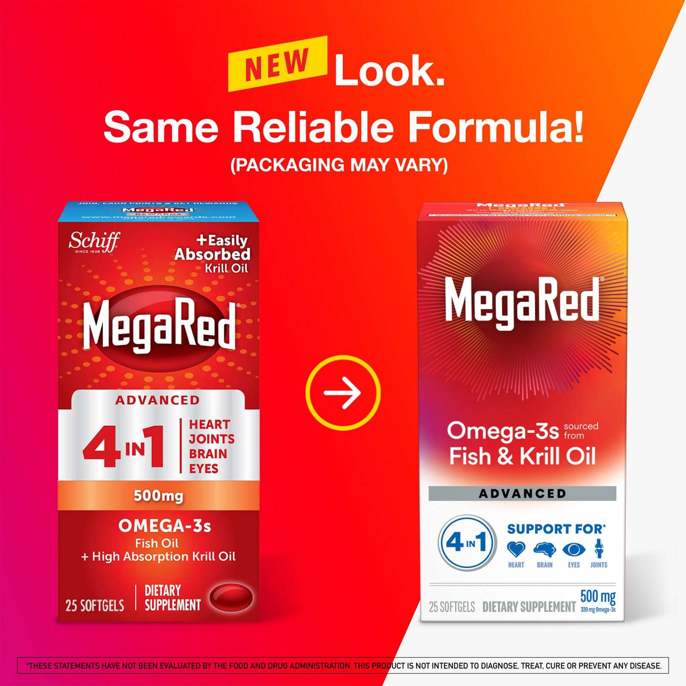 MegaRed Advanced 4 in 1 Omega-3s Fish & Krill Oil Softgels; image 3 of 8