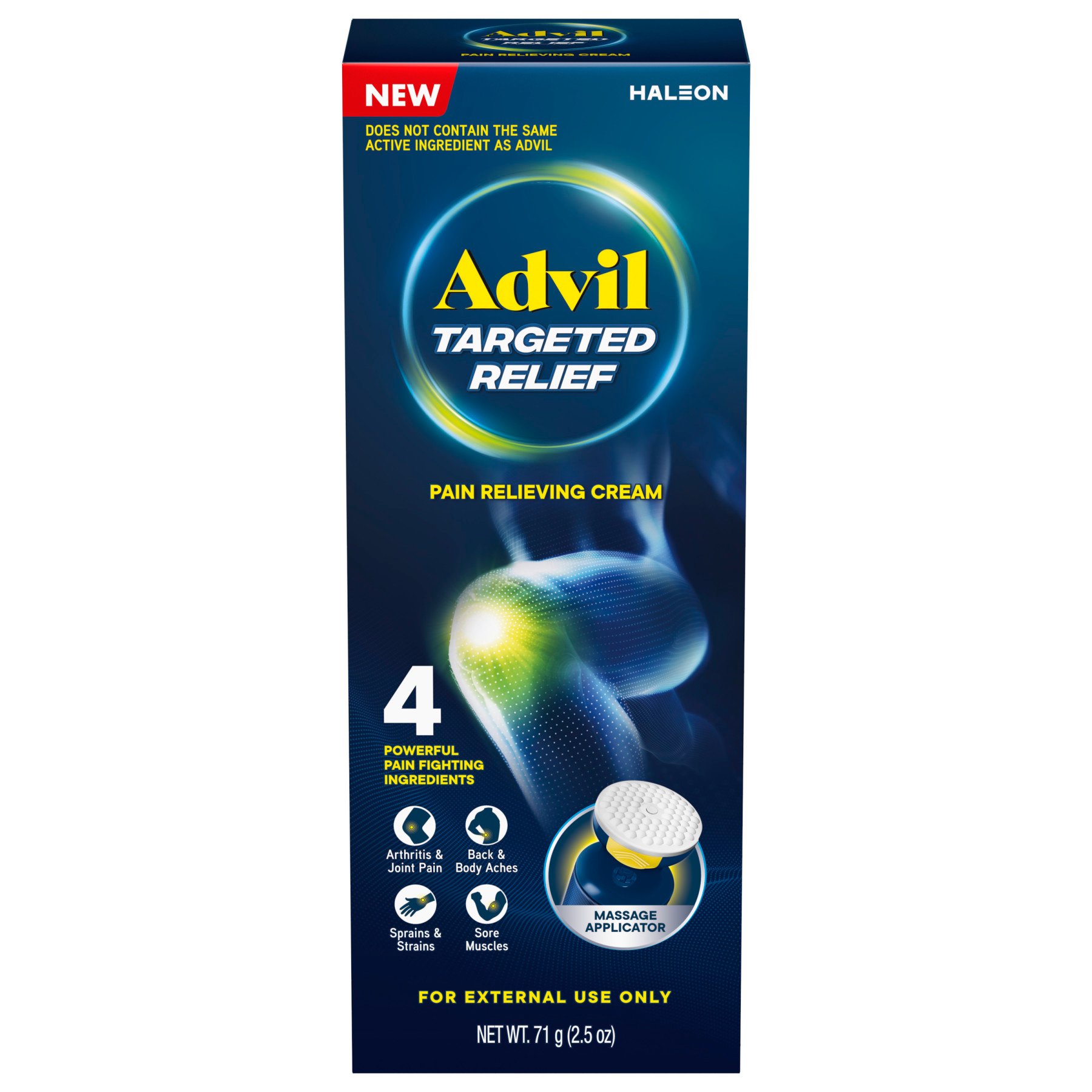 Advil Targeted Pain Relieving Cream with Massage Applicator - Shop ...