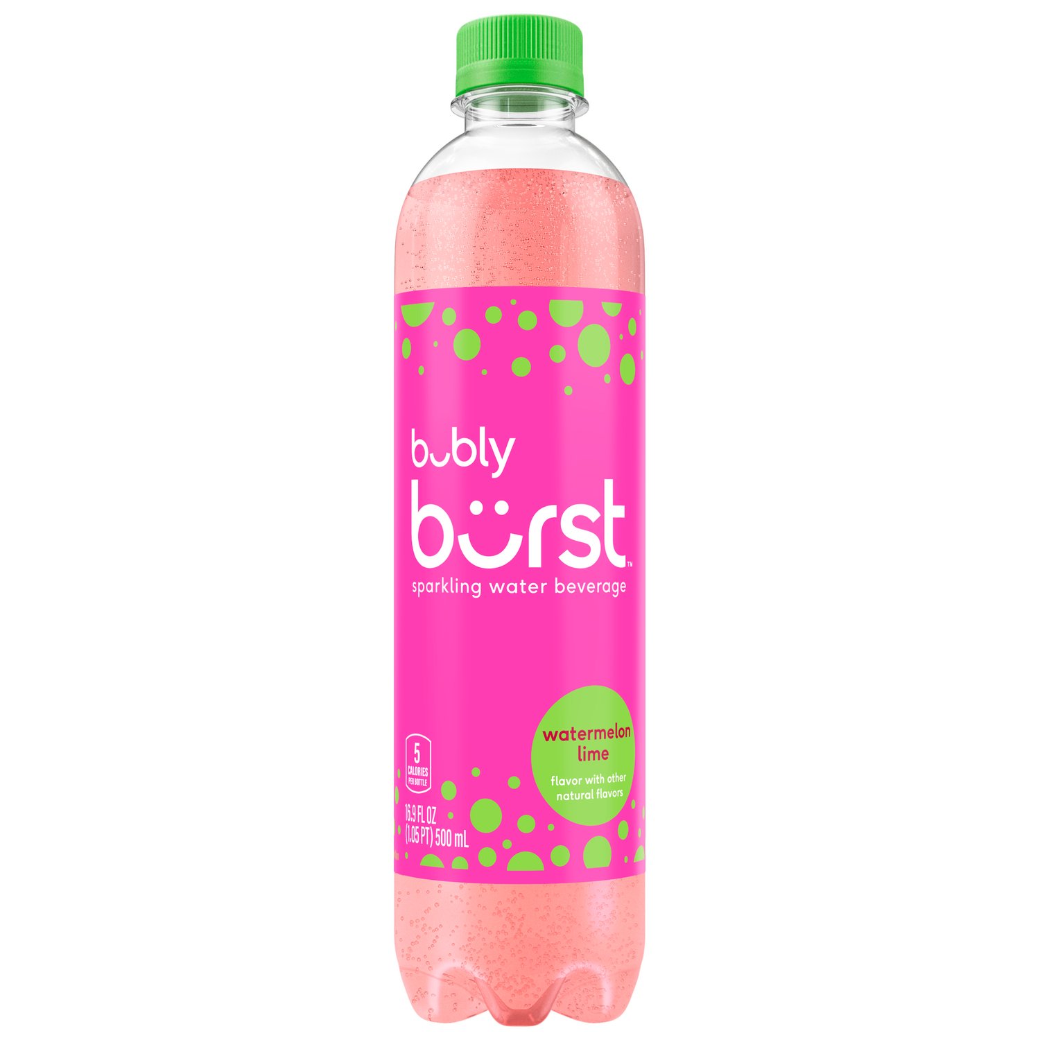 Bubly Burst Watermelon Lime Sparkling Water - Shop Water at H-E-B