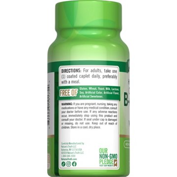 Nature's Truth Complete B-Complex Plus Vitamin C Coated Caplets