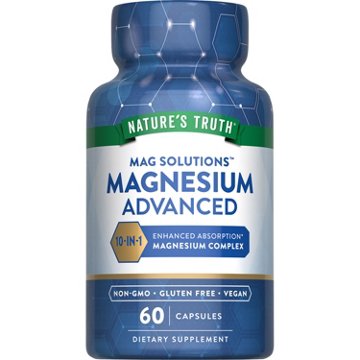Nature's Truth Advanced Magnesium Enhanced Absorption Capsules, 60 ct
