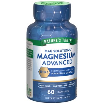 Nature's Truth Advanced Magnesium Enhanced Absorption Capsules, 60 ct