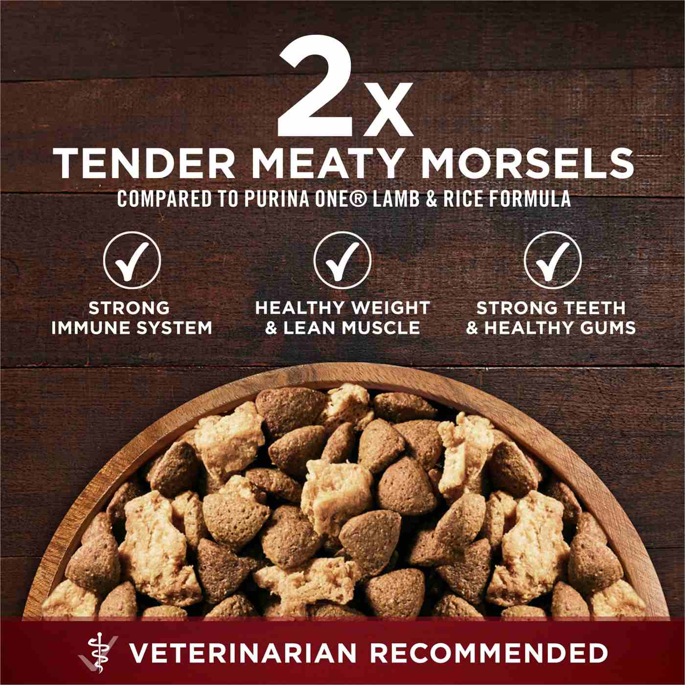 Purina One True Instinct Lean Muscle Support Beef Dry Dog Food Shop Food at H E B