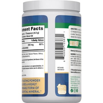 Nature's Truth Non-Buffered Magnesium Glycinate Powder- Lemon Flavor