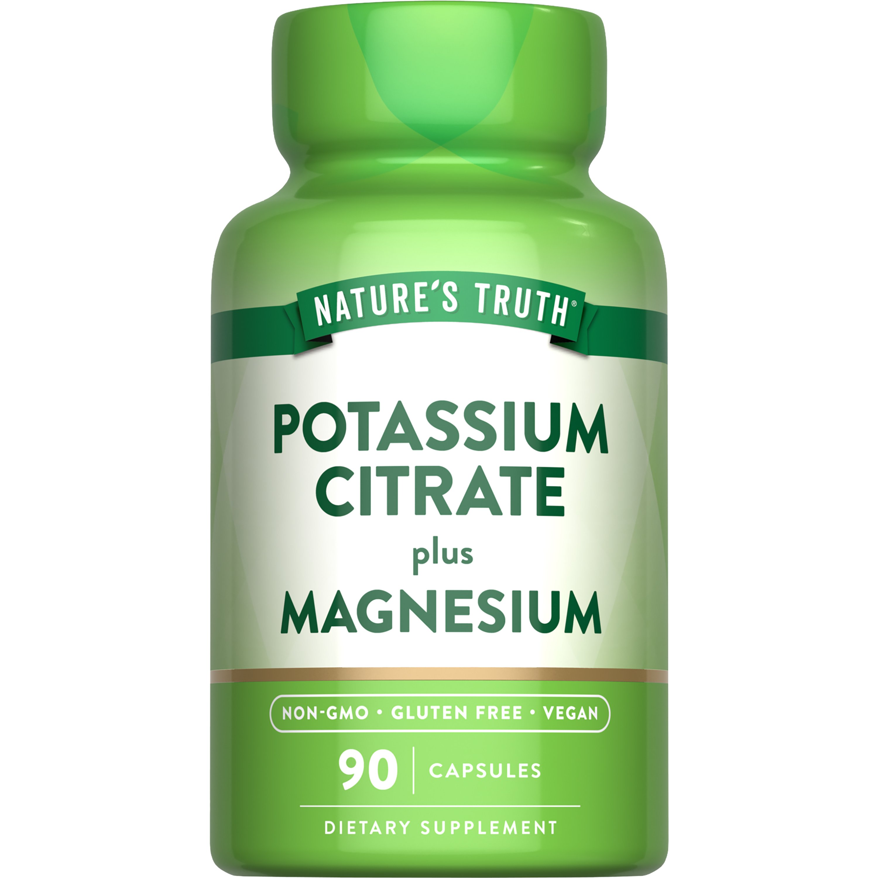 Nature's Truth Potassium Citrate Plus Magnesium Capsule Shop Minerals