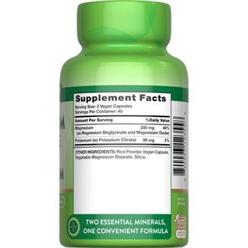 Nature's Truth Potassium Citrate + Magnesium Capsules