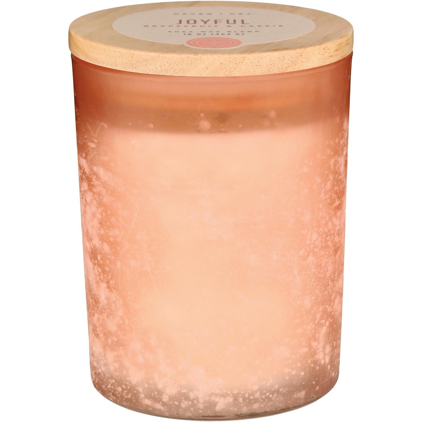 Haven + Key Joyful Scented Candle - Grapefruit & Cassis; image 1 of 2