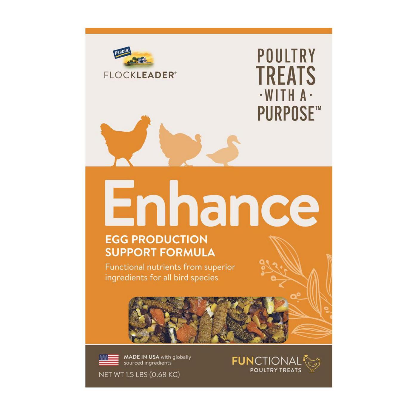 Flockleader Enhance Egg Production & Quality Poultry Treats; image 1 of 3
