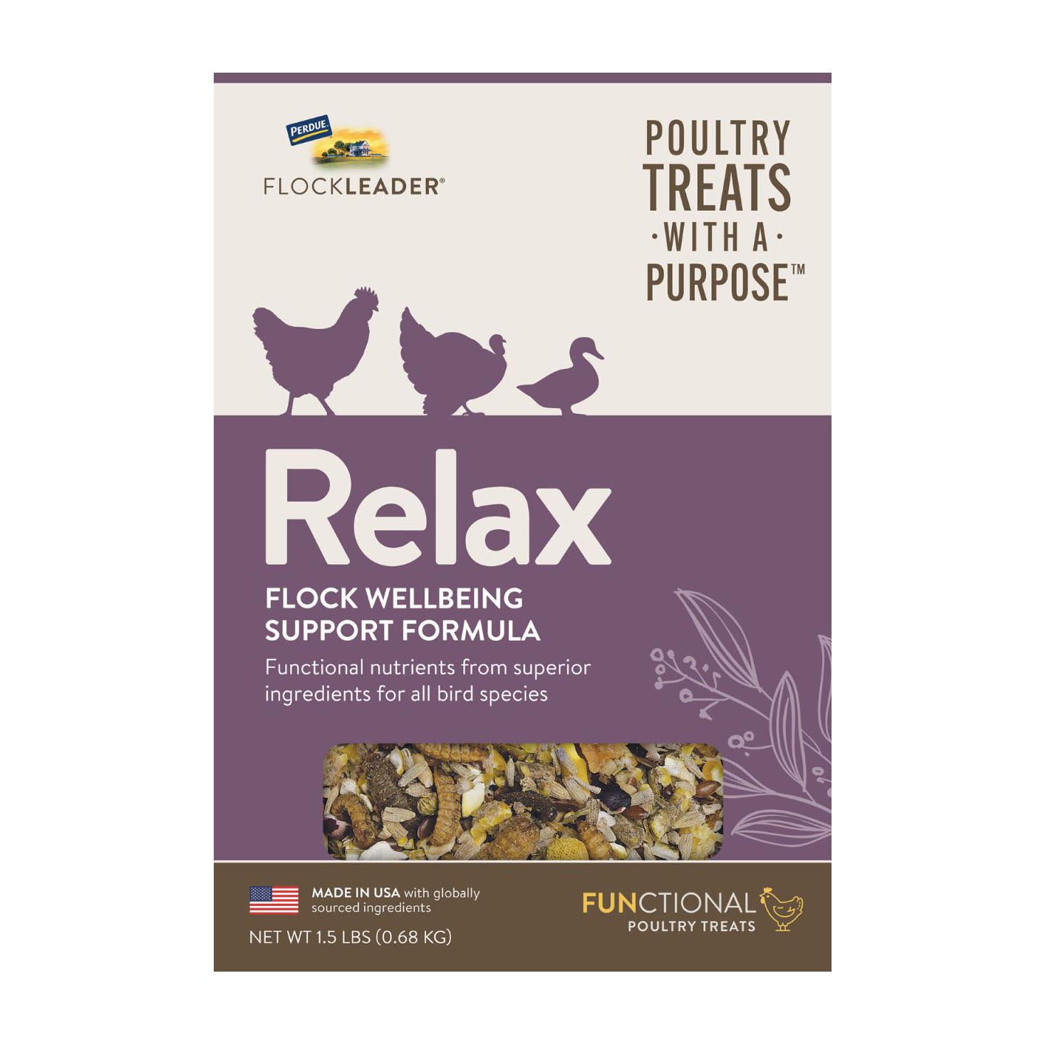 Flockleader Relax Flock Wellbeing Support Formula Poultry Treats - Shop ...