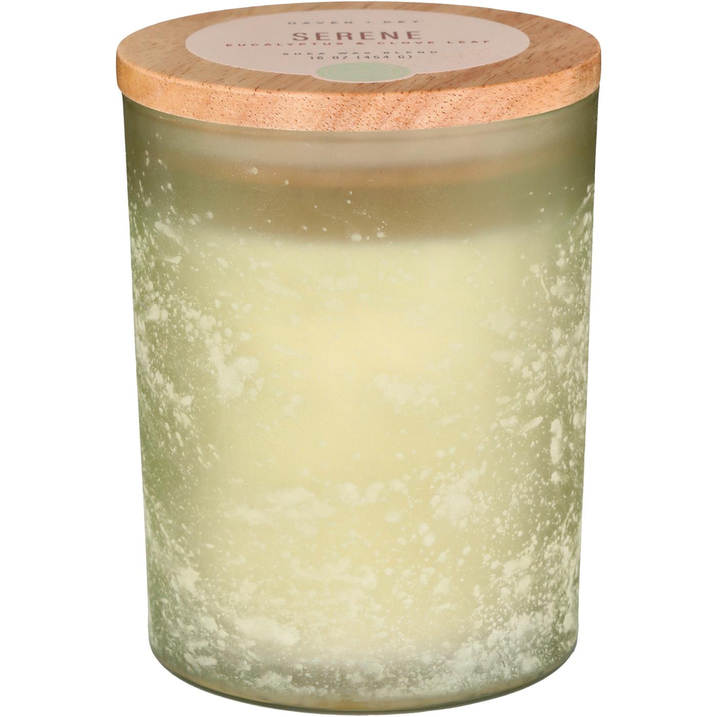 Haven + Key Serene Scented Candle - Eucalyptus & Clove Leaf; image 1 of 2