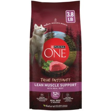 Purina ONE True Instinct Lean Muscle Support Natural High Protein Dog Food - Real Beef
