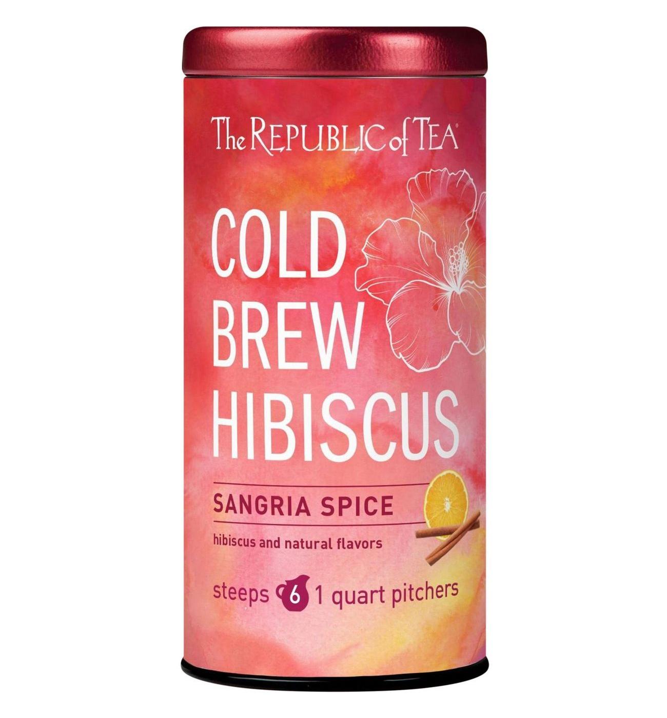 The republic of tea The Republic Of Tea Cold Brew Hibiscus Sangria Spice; image 1 of 2