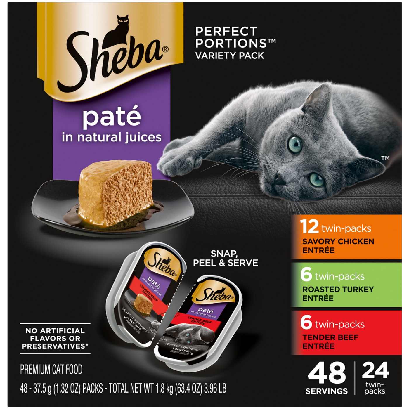 Sheba Pate Wet Cat Food Variety Pack; image 1 of 2
