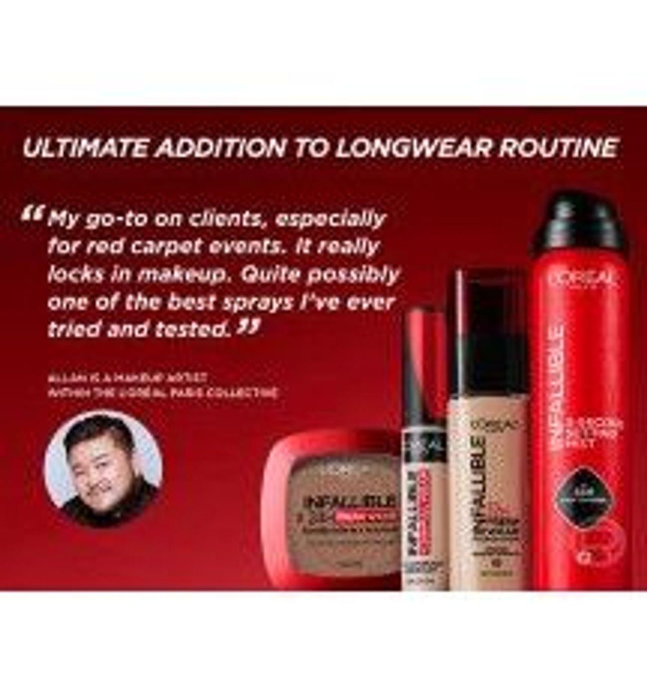 L'Oréal Paris Infallible Setting Mist; image 2 of 3