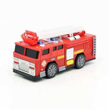 Goldlok City Service Vehicles - Firetruck, Recycle Truck, & Helicopter, 3 pk