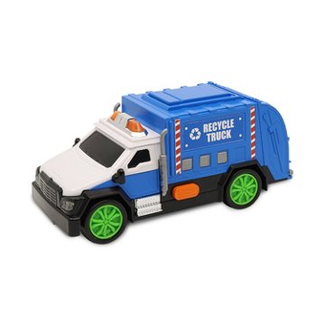 Goldlok City Service Vehicles - Firetruck, Recycle Truck, & Helicopter, 3 pk