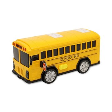 Goldlok City Service Vehicles - School Bus, Police, & Ambulance, 3 pk