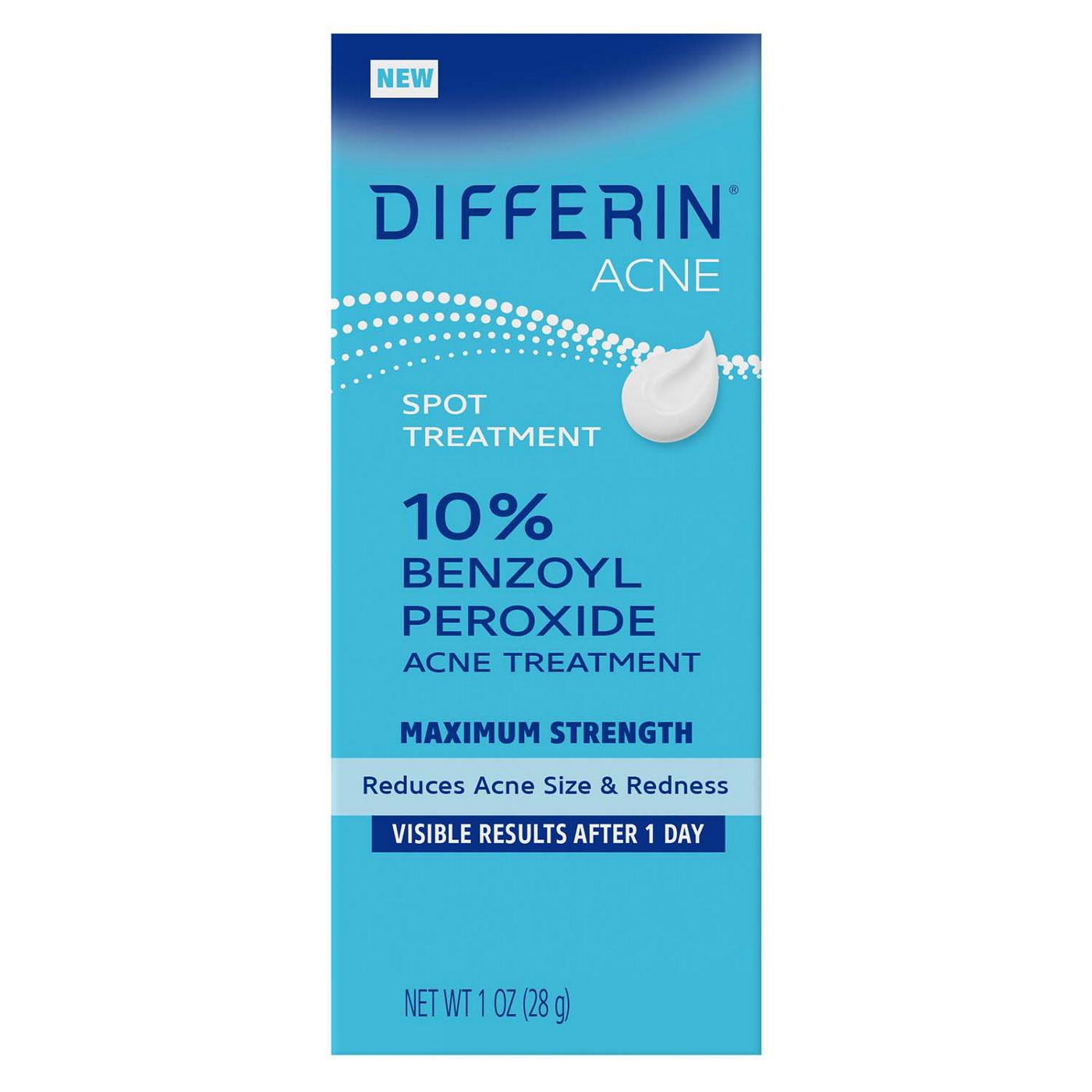 Differin Acne Benzoyl Peroxide Spot Treatment; image 1 of 3