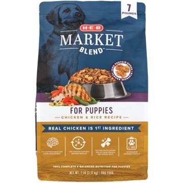 H-E-B Market Blend Puppy Dry Dog Food - Chicken, 7 lbs