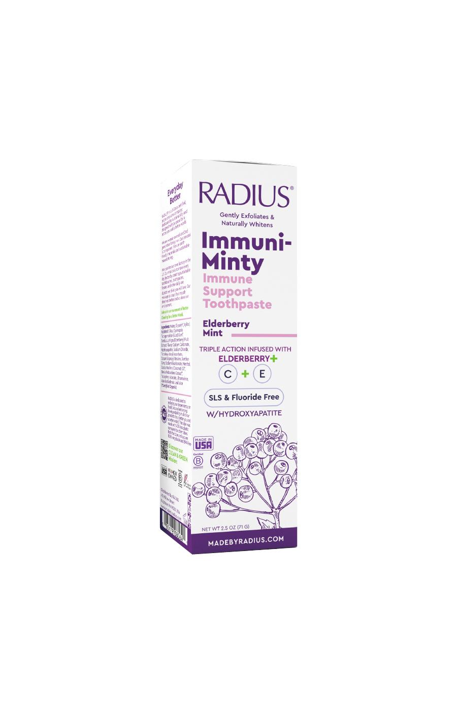 Radius Immune Support Toothpaste - Elderberry Mint; image 1 of 2