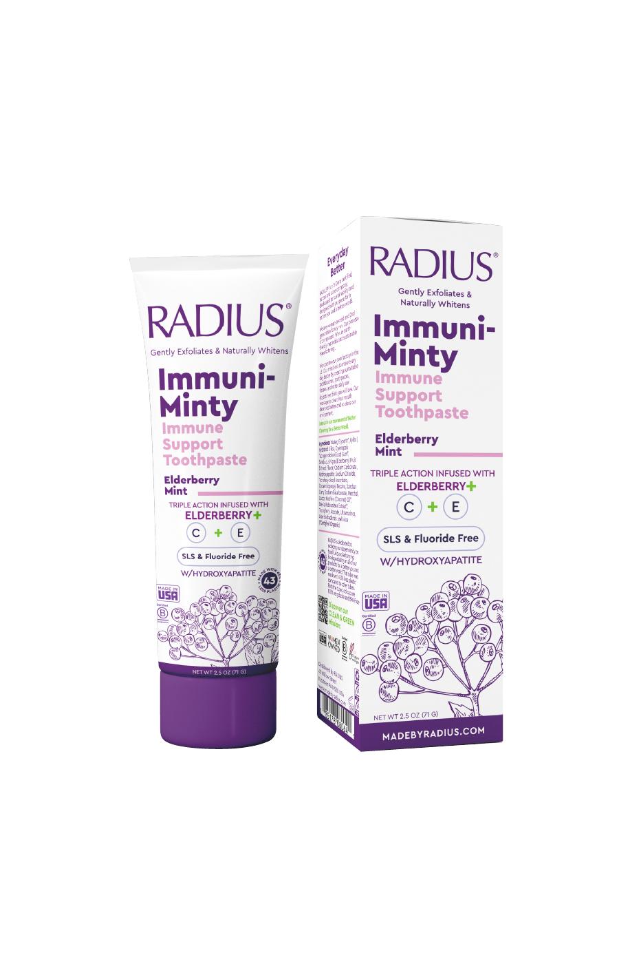 Radius Immune Support Toothpaste - Elderberry Mint; image 2 of 2