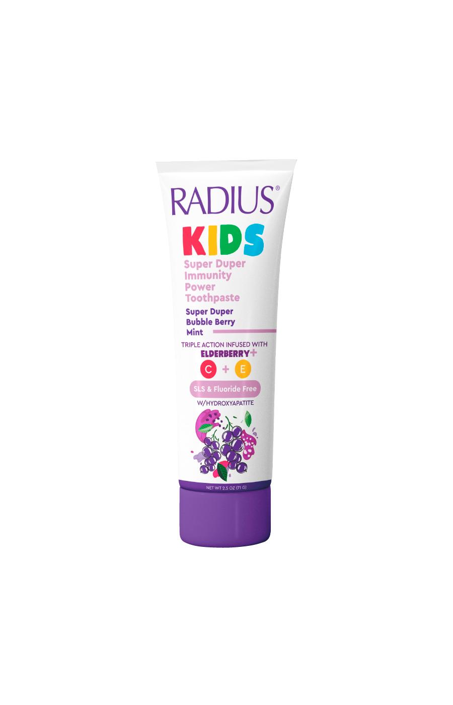 Radius Kids Immunity Power Toothpaste - Super Duper Bubble Berry Mint; image 2 of 3