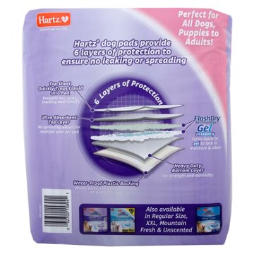 Hartz Home Protection Odor Eliminating 3XL Dog Pads - Lavender Scented, 14 ct