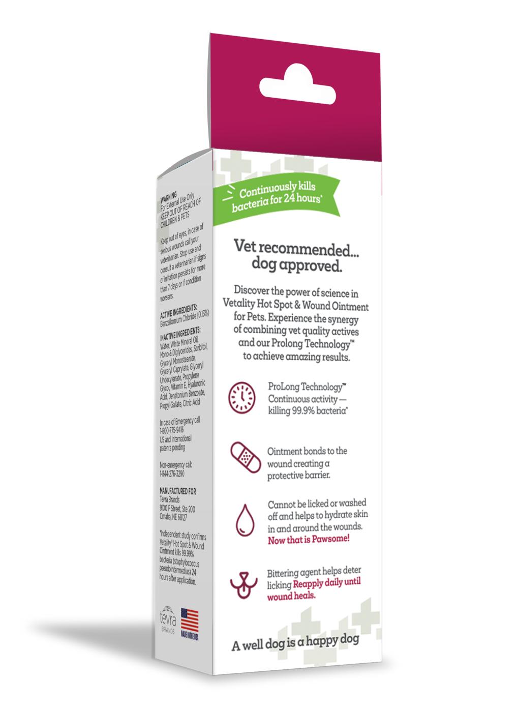 Vetality Hot Spot & Wound Ointment for Pets; image 2 of 2