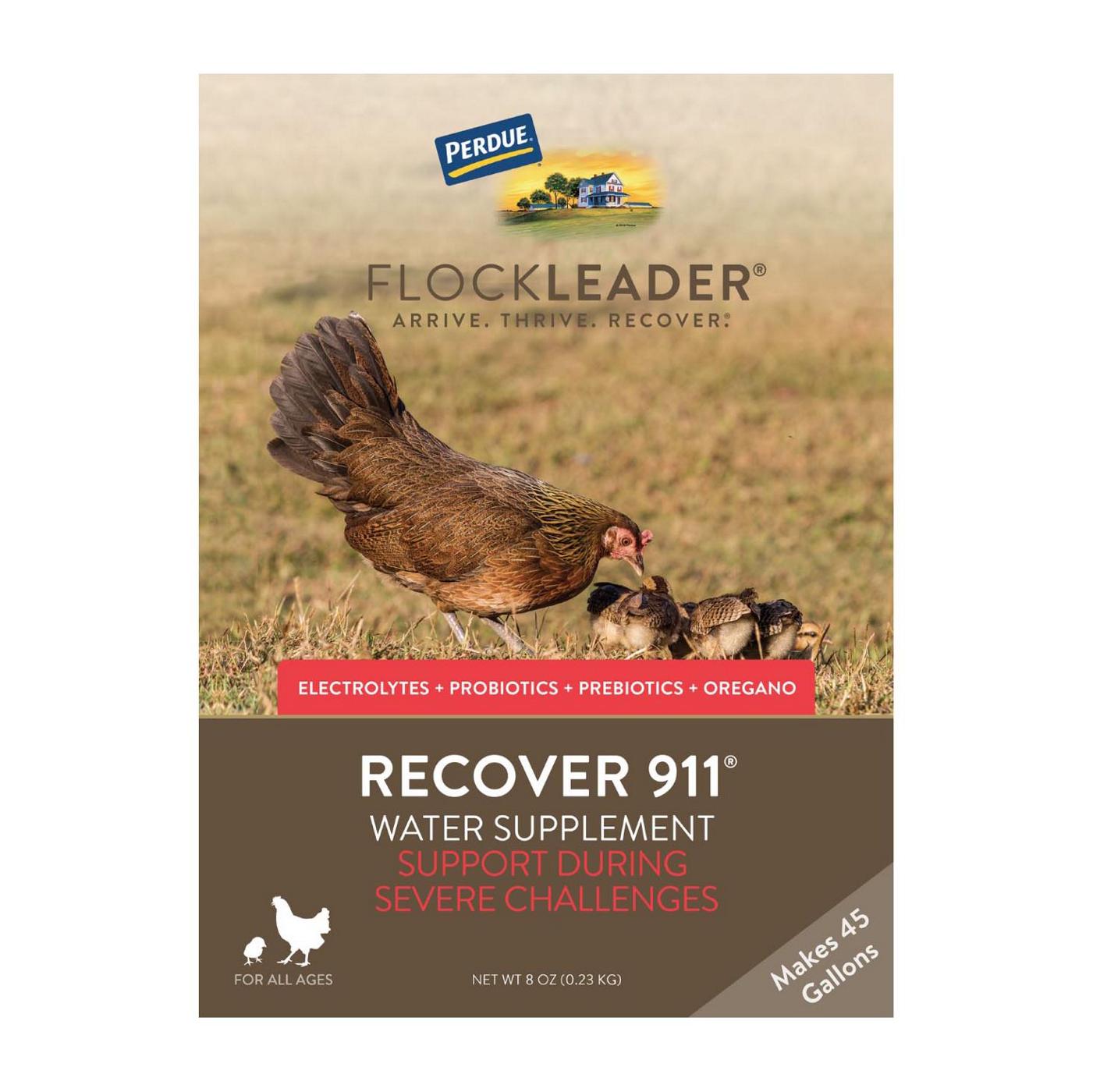 Flockleader Recover 911 Water Supplement; image 1 of 4