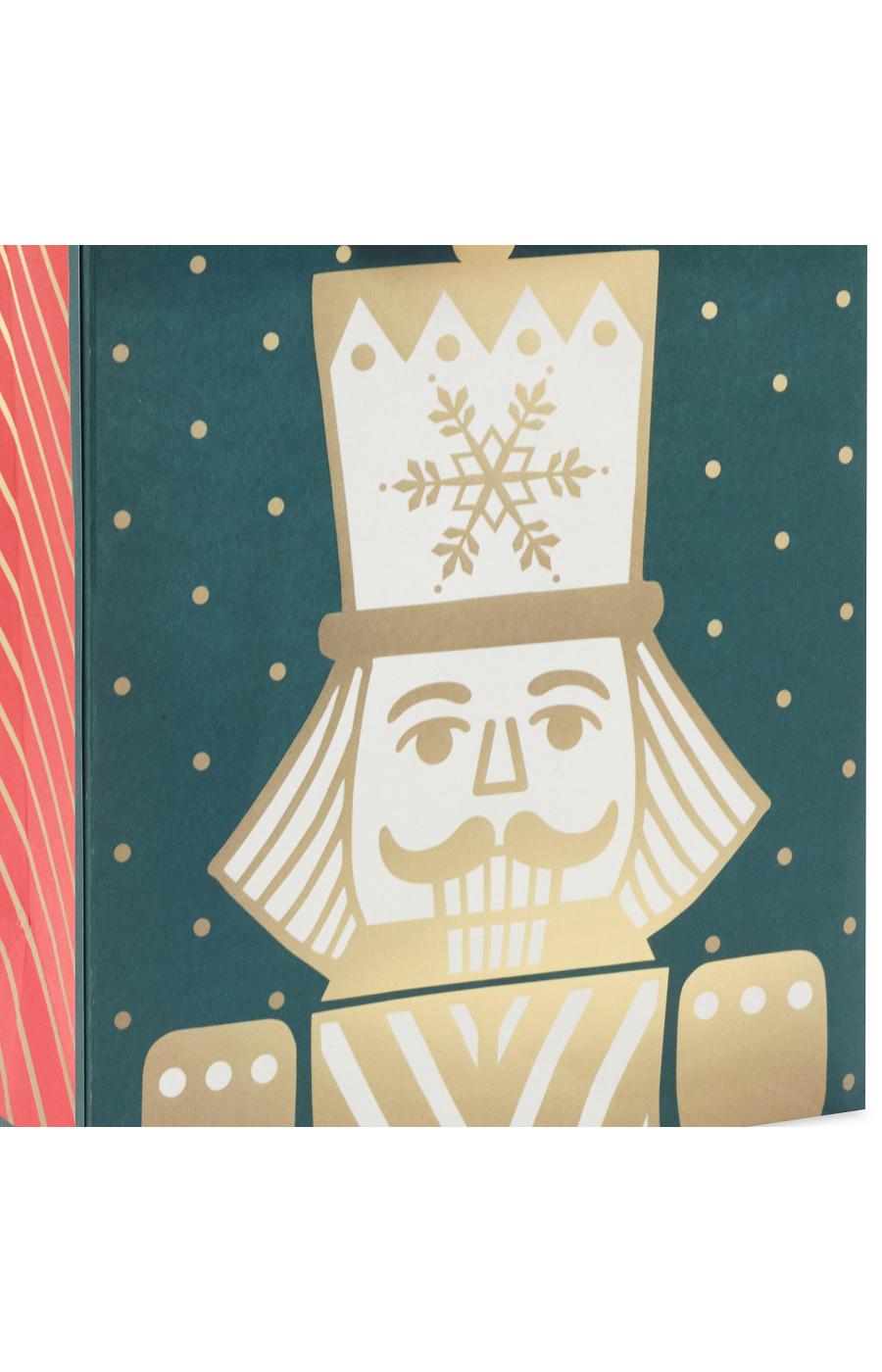 Hallmark Small Holiday Gift Bag - Gold Nutcracker; image 4 of 6