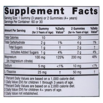 Nordic Naturals Kids' Calm Magnesium & L-Theanine Gummies - Strawberry Watermelon