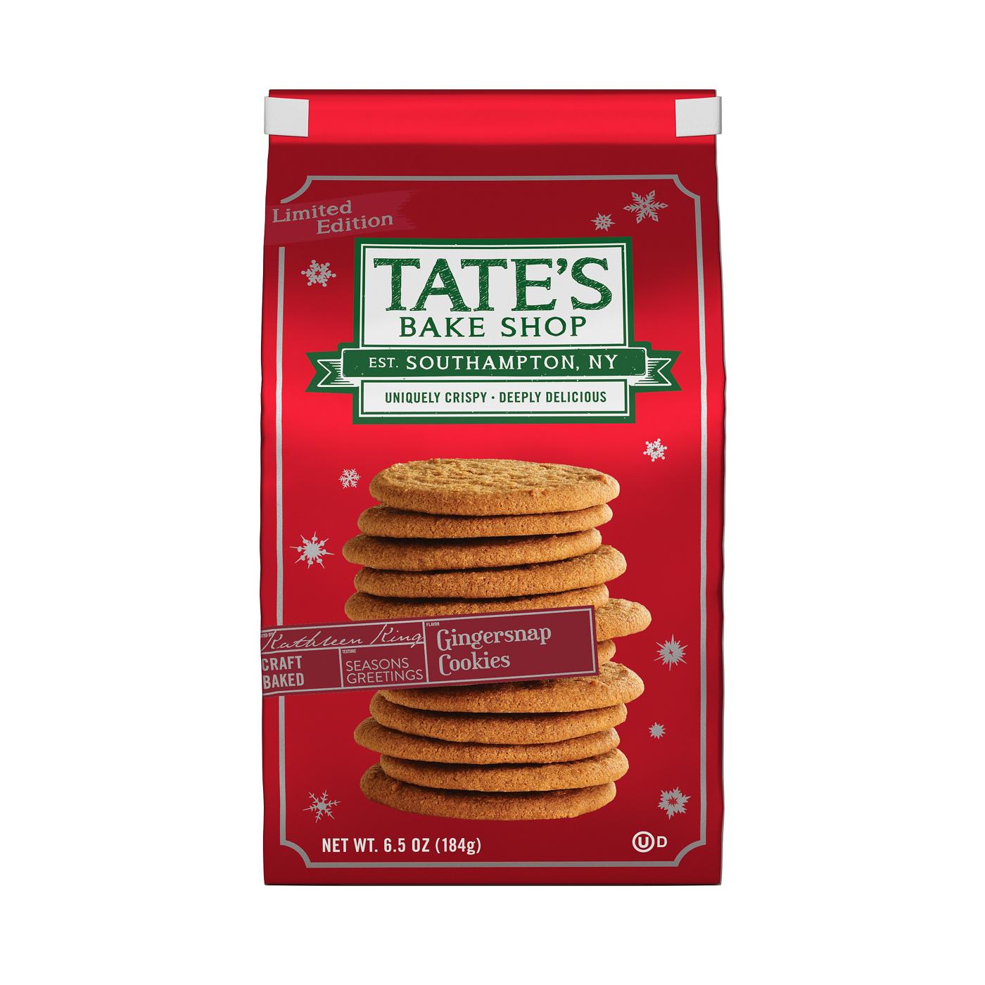 Tate's Bake Shop Limited Edition Gingersnap Cookies; image 1 of 10