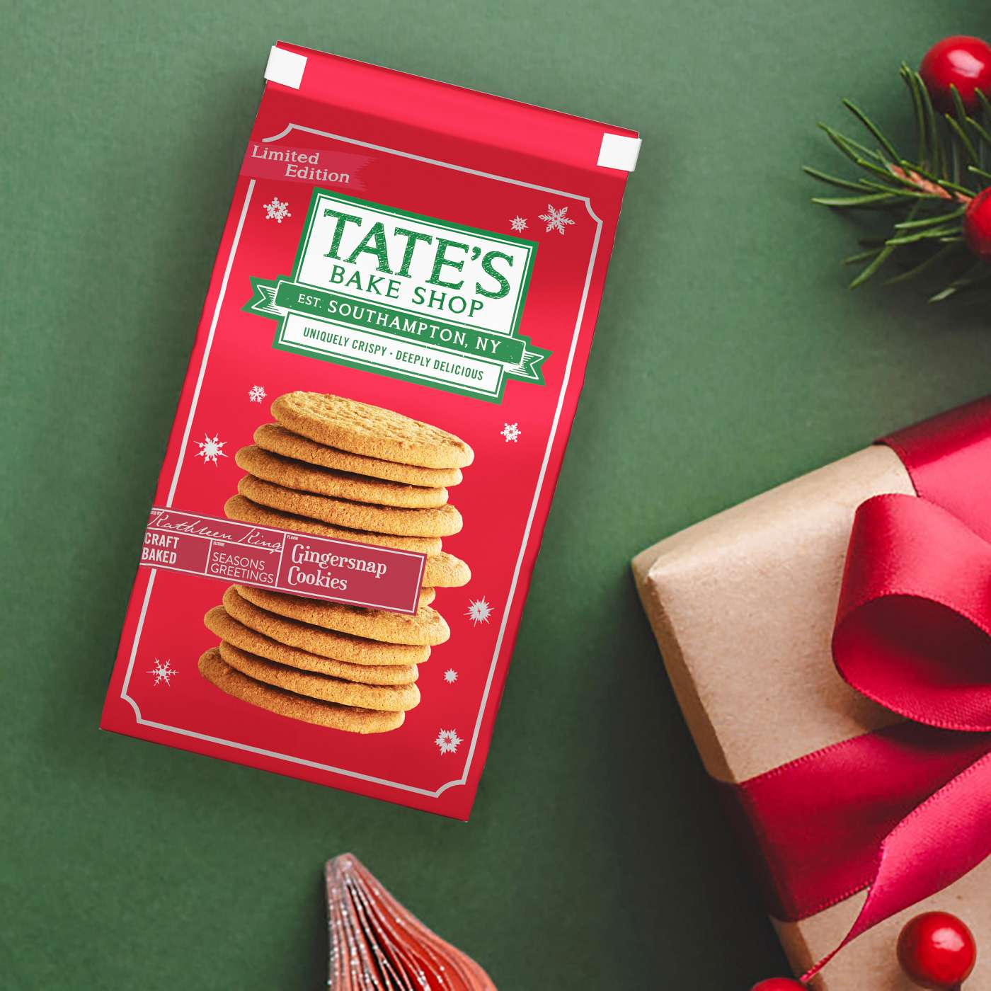 Tate's Bake Shop Limited Edition Gingersnap Cookies; image 10 of 10