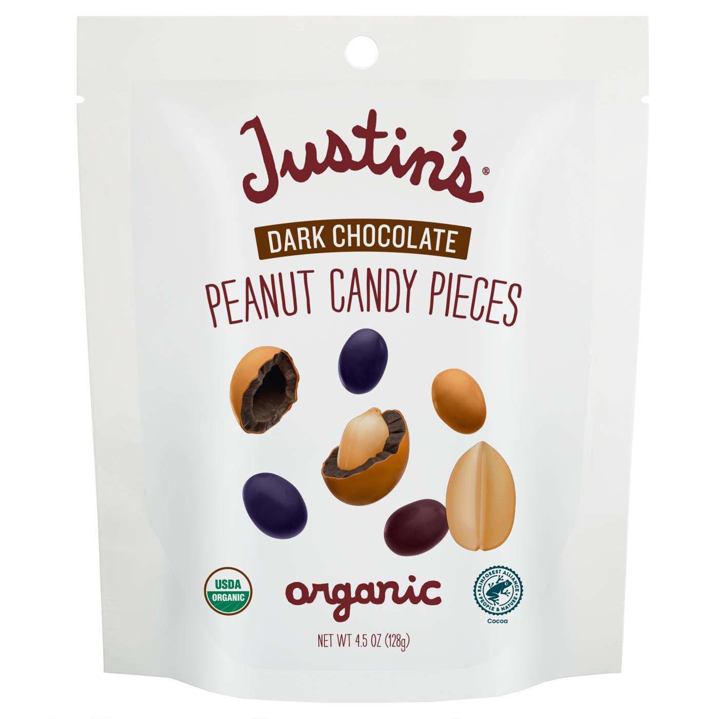 Justin's Dark Chocolate Peanut Candy Pieces; image 1 of 2