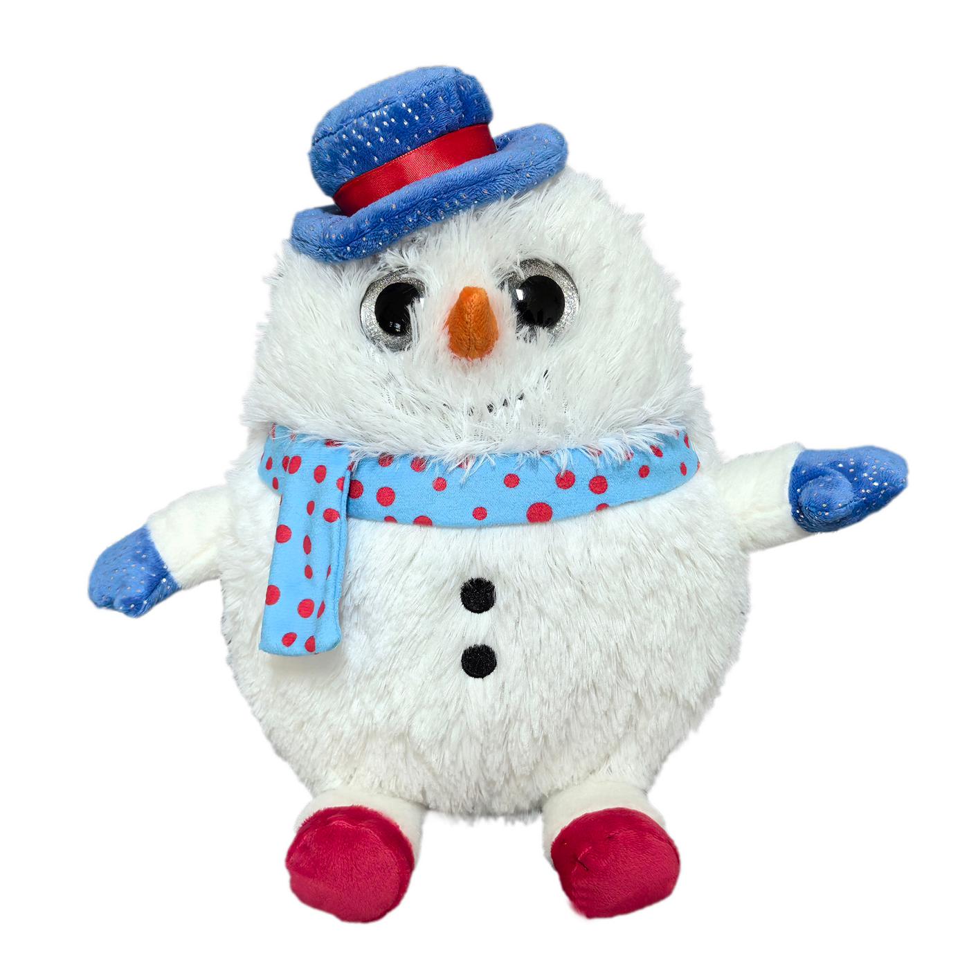 Destination Holiday Light Up Cozy Snowman Plush; image 1 of 2