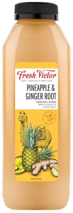 Fresh Victor Pineapple & Ginger Root Cocktail Mixer, 16 oz
