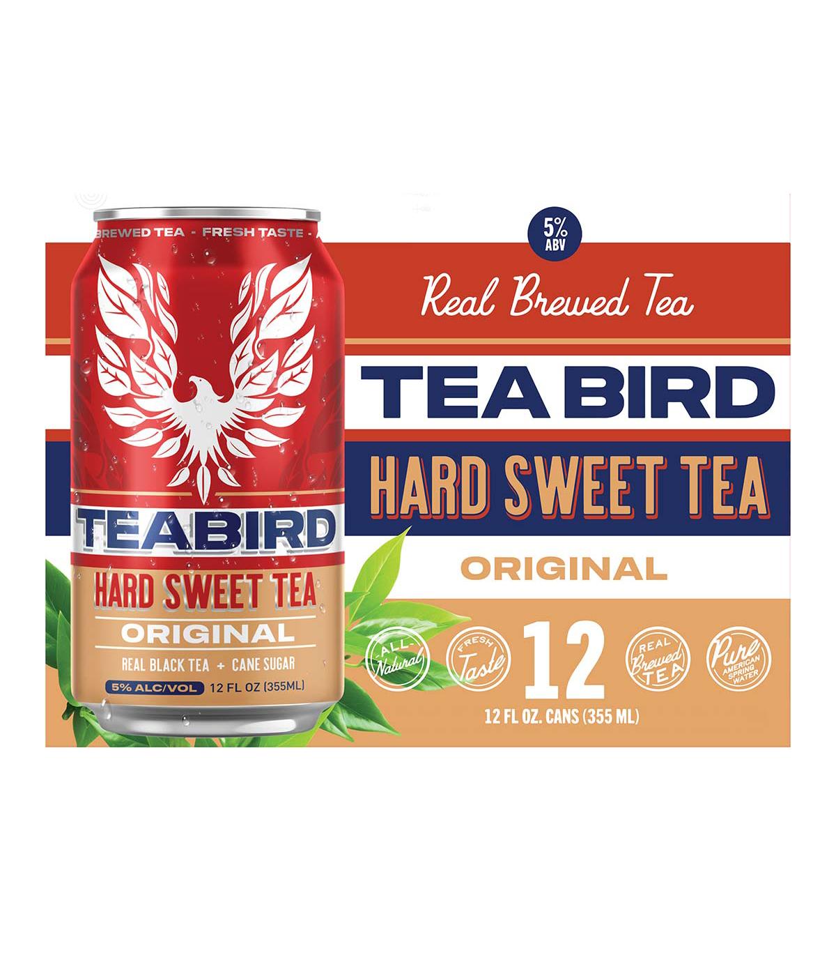 Tea Bird Hard Sweet Tea 12 pk Cans Original; image 1 of 4